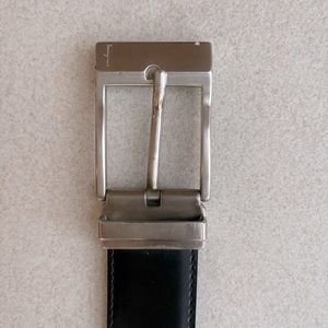 Black/Brown reversible Ferragamo leather belt